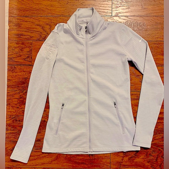 Nike Jackets & Blazers - NIKE Golf  -Ladies -M  Nike Golf Jacket Dri-Fit Sz M - Light Grey- NWOT